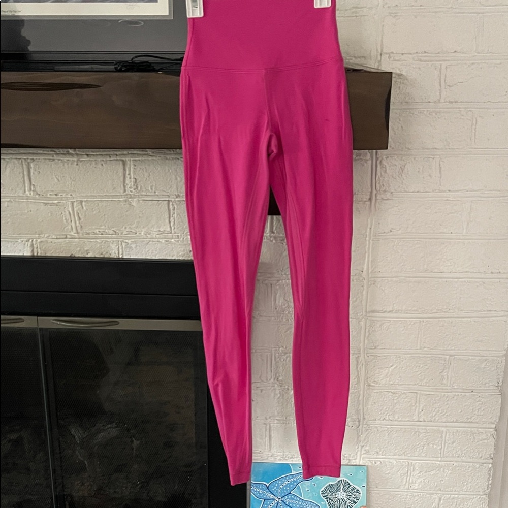 lululemon athletica Align High Rise Leggings in Sonic Pink - Size 2